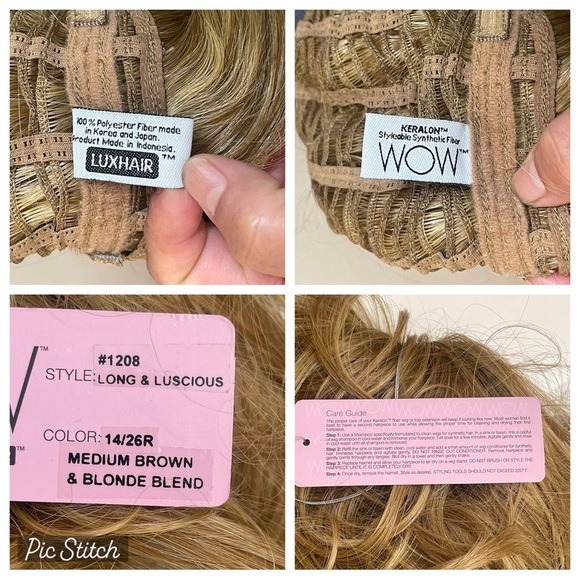 - Daisy Fuentes wow wig by Luxhair color 14/26 regular style long & Luscio… - Picture 5 of 15